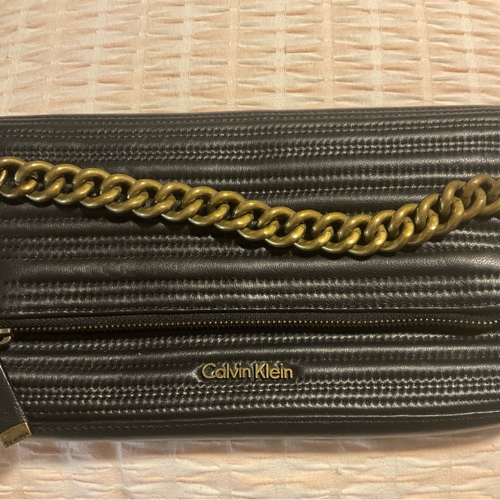Calvin Klein Leather Clutch